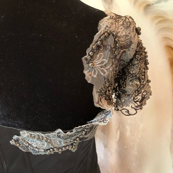 NWT Celebrity Mini Black Embellished Bodycon Dress - Picture 7 of 7